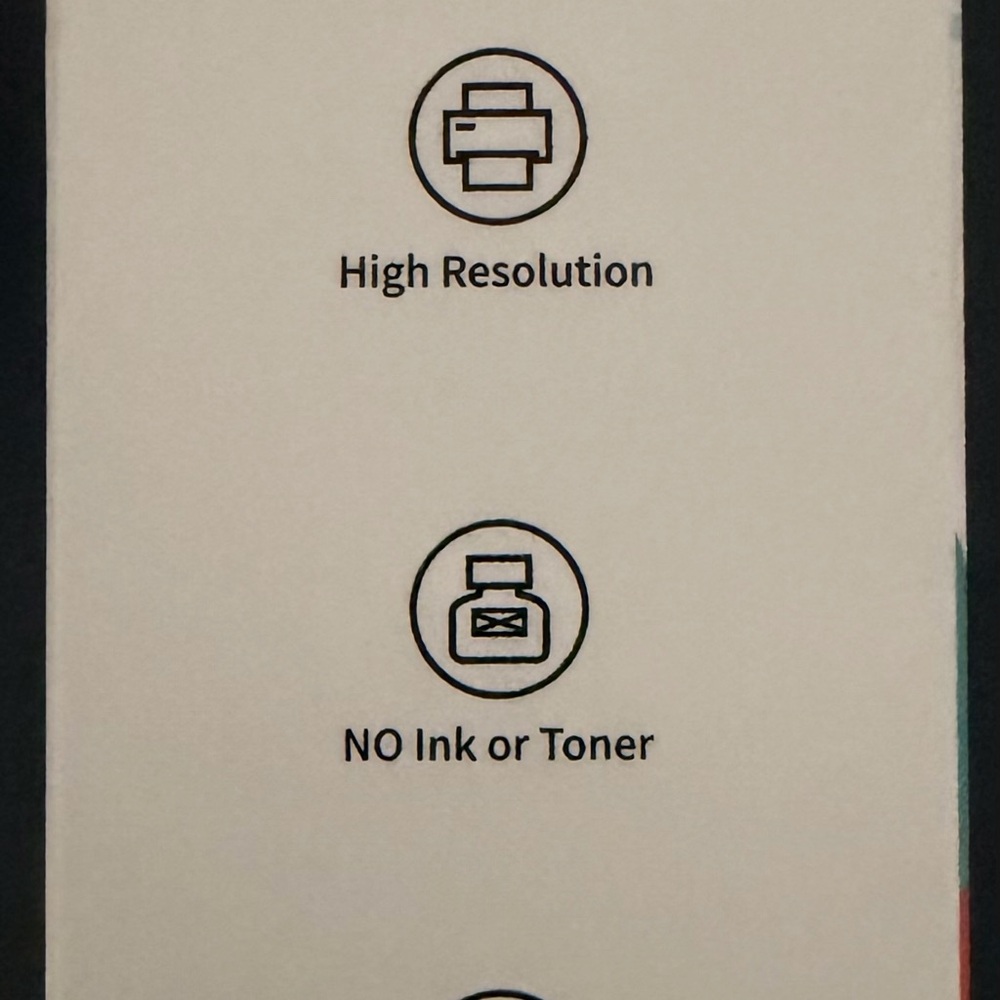 Compact White Sticker Printer - Picture 3 of 3